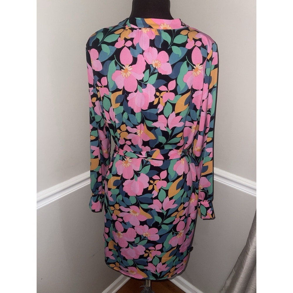 FSL + Apparel Womens Floral Dress Sz L Feminine Whimsical - Picture 2 of 3